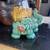 Vintage Good Luck Green Jade Elephant Plant Flower Planter Pot 2 thumbnail