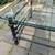 Vintage wrought metal and glass Giacometti style coffee table B36 6 thumbnail