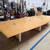 Nienkamper Vox 14 Ft Maple Boat Shaped Table W/ 4 Power & Data Modules 8 thumbnail