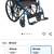 Drive Medical Blue Streak Lightweight Foldable Wheelchair, silla de ruedas 6 thumbnail