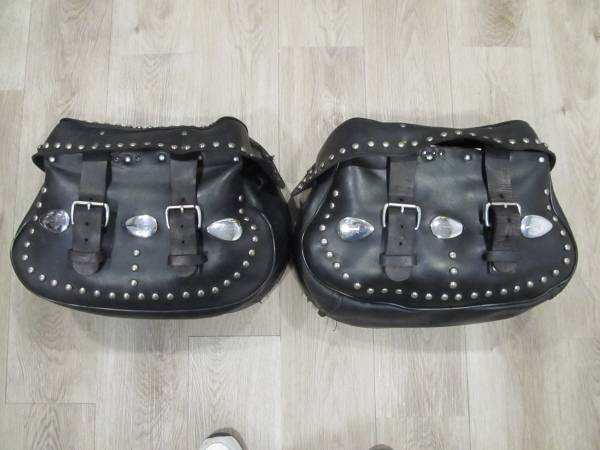 Harley Softail Leather Saddlebags OEM '84-'99 1