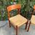 Vintage Teak Paper Cord Danish Modern Mid Century Modern Set of 2 Dining Chairs 7 thumbnail