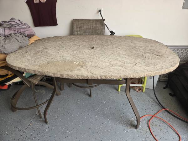 Patio table. 1