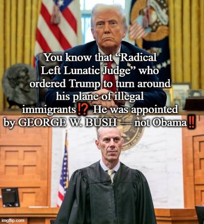 "Radical Left" Judge Was Appointed By Bush 1