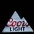 *COORS LIGHT MOUNTAIN SHAPE REFRIGERATOR 2 thumbnail