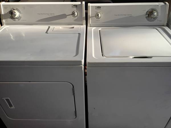 Whirlpool Estate Washer and Dryer Set Works Great Delivery Available 1