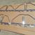 1961-64 impala convertible rechromed quarter window frames 3 thumbnail