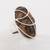 Vintage Sterling Silver and Jasper Handmade Ring - Size 6 1/2 2 thumbnail
