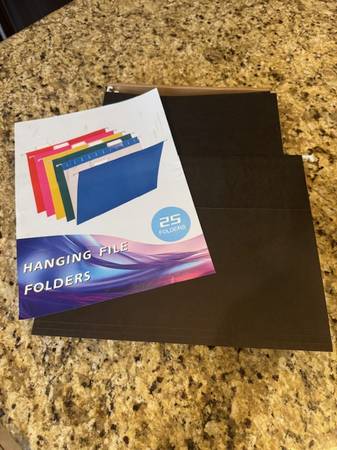 New Hanging Organizer File Folders for 8.5x11 Documents 1