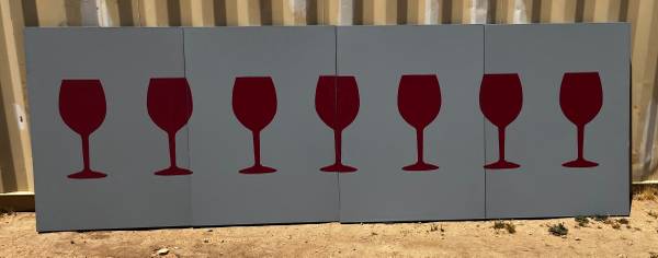 Warhol Style 4' x 12' Polyptych 1
