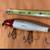 Vintage Creek Chub PIKIE Glass Eyes Red White Fishing Lure Vintage. Ap 3 thumbnail