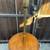 50's table/lamp Mid century wood/brass 3 thumbnail