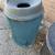 Solid  rubberized metal commercial  outdoor trashcan  restaurant 3 thumbnail