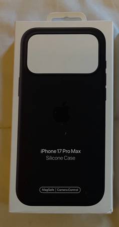 Apple iPhone 17 Pro Max Silicone Cases with Mag Safe and Camera Control Black Br 1