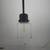 Hampton Bay Timphaven 1-Light Matte Black Shaded Mini-Pendant Clear Gl 2 thumbnail