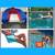 NEW Big Joe Noodle Sling, Floating Pool Chair Noodle Slings Cup Holder Pocket Re 1 thumbnail