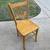 2 Vintage French Wood Bistro Chairs 5 thumbnail