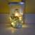 Frosted Glass Vase W/Bird On Evergreen Tree Decor 1 thumbnail