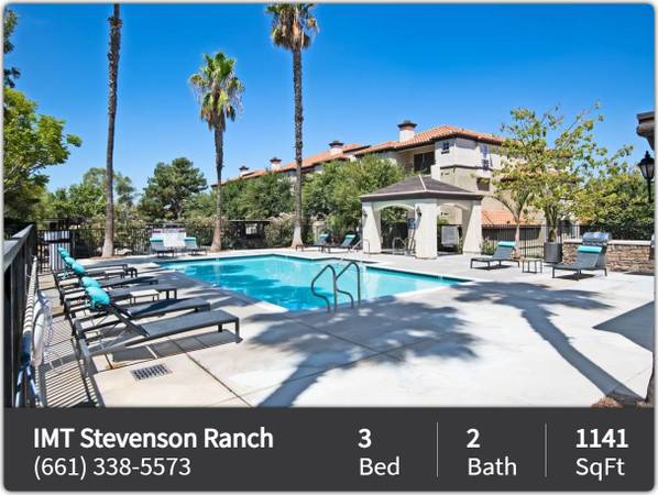 $3,375 / 3 habitaciones - 1141 pies cuadrados - ¡Barrio fantástico! Excelente de 3 habitaciones, 2 baños, 1141 pies cuadrados (Stevenson Ranch - Valle de Santa Clarita)63869888695681121