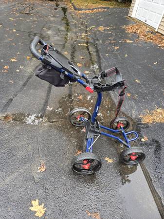 Bag boy 4 wheel golf push pull cart 1