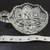 Vintage American Brilliant Prescut Glass Nappy Bowl w/ handle nut dish 4 thumbnail