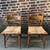 2 Antique Hitchcock Stencil Rush Seat Side Chairs 1940's 10 thumbnail