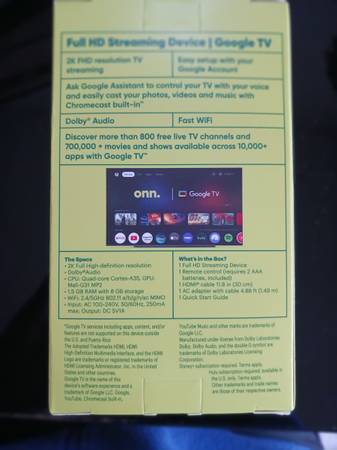 TV Streaming Gadget con 1000 canales, nuevo - $30 (11224)63470439571969121