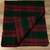 🟥 Large Plaid Wool/Cotton Soft Blanket, Maroon/Green, 60”x 54” inches 1 thumbnail