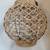 Galt Intl Glass lantern with metal frame covered in Jute with handles, Lg. 14" x 17 thumbnail