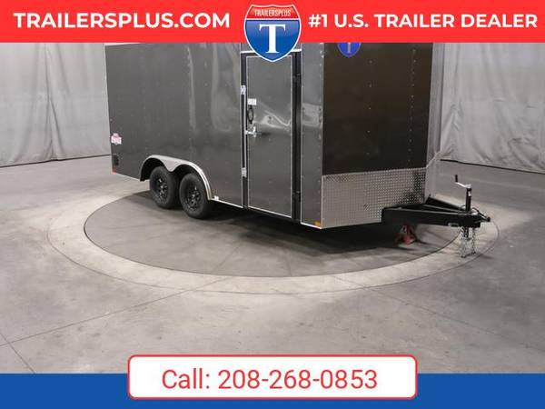 1 2026 Interstate 102 X 16 VNose Victory Cargo Trailer Silver 1