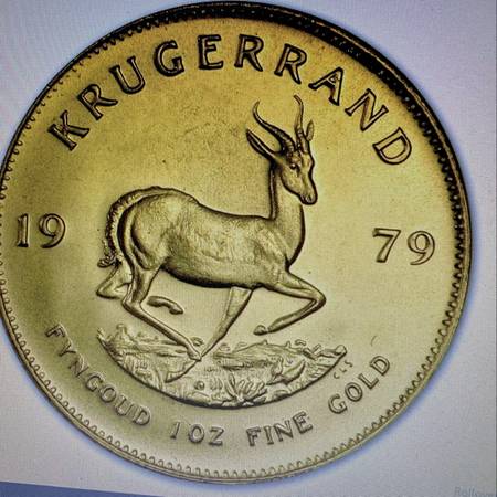 Gold Krugerrand 1 oz coin 1979 - $4,100 (Beeville) 1