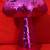 PINK MIRRORED-COVERED GLASS MUSHROOM #1 11 thumbnail