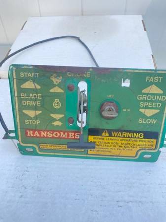 BOBCAT RANSOMES 48 INCH MOWER CONTROL PANEL DASH & THROTTLE CABLE - $3563440202020353123