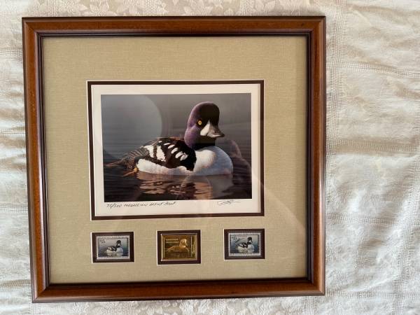 Rare Robert Steiner Medallion PROOF Goldeneye Federal Duck Stamp Print 1