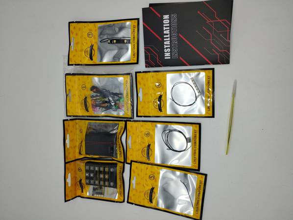 Led light set. For Sherlock holmes, book nook, Lego set. 1