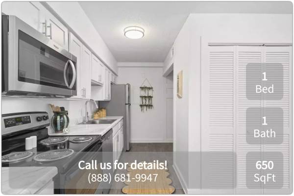 $1,056 / 1br - 650ft2 - Our splendid view is a delight - see this 1 bed 1 bath for yourself! (Nashville)63680375443203121