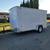 Enclosed Cargo motorcycle Hauler Trailer. Towing moving Storage. Bike Honda Yama 14 thumbnail