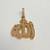 14K Solid Gold “ALLAHU” Diamond Pendant – 37g – 5–6 CT 2 thumbnail