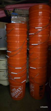23/24 pre-drilled 5 gallon buckets 1