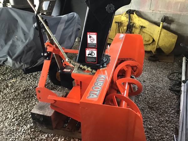 Kubota 64” 3 point snowblower 1