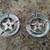 Two LONE STAR SILVER EDITION Texas Flag Emblems Stick On Truck Badges 2 thumbnail