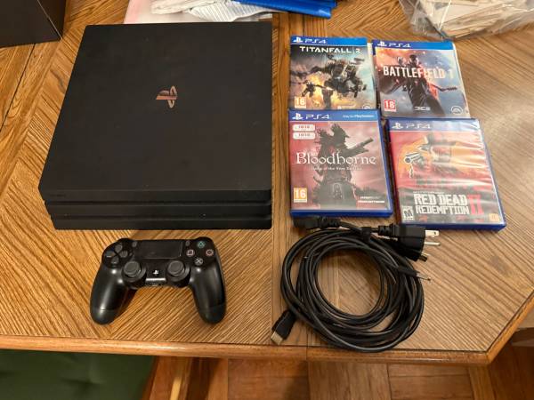 Sony Playstation PS4 Pro with RDR2, Bloodbourne,+ Moddable Firmware! 1