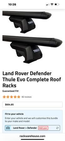 Thule complete cross bars 1