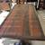 Rustic dining table, wood and steel. 6 thumbnail