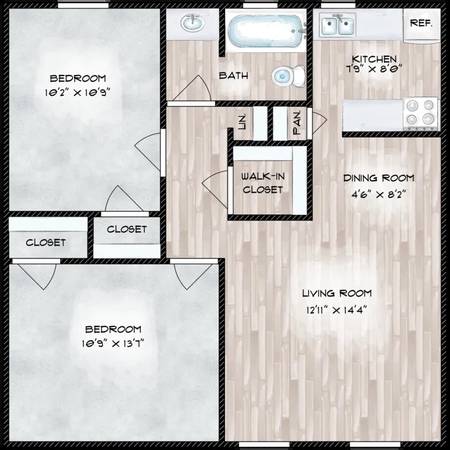 $1,050 / 2br - 800ft2 - 🌟 Welcome Home to The Station at Fulton! 🌟 (Northside Village)63924168787971120