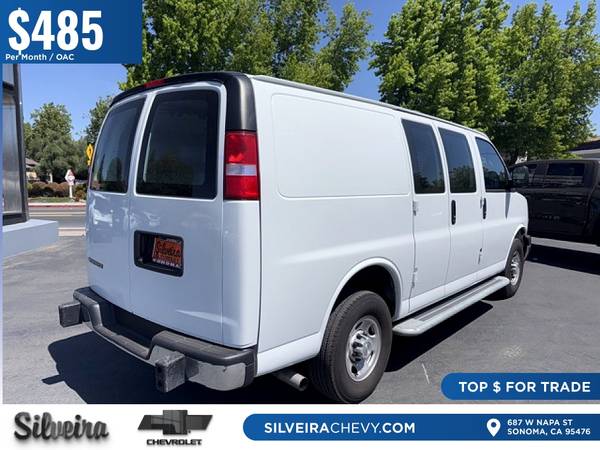 $485/mo - 2023 Chevrolet Chevy Express 2500 Work Van Cargo Cargo Van - $31,994 (687 W Napa, St Sonoma CA 95476-6410)63624095141633122