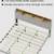 Bed Frame/Headboard, King Size, Upholstered LED w/Charging Station 5 thumbnail