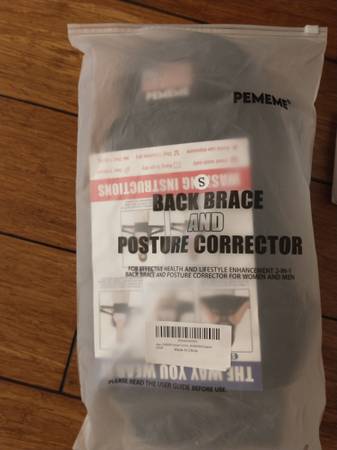 Posture Corrector, Adjusatble back brace XS, brand new, unused 1