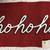 New-Christmas "HO  HO  HO" Accent Rug-30" x 18" 1 thumbnail