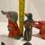 5 Vintage Folk Art Hand Carved Wooden Animals Elephants Bird Turtle Pi 8 thumbnail